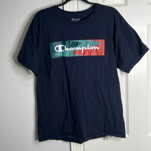 Champions men’s size large‎ navy shirt - Picture 1 of 5